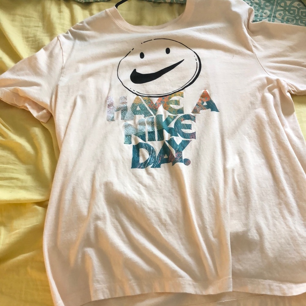 Peachy color t shirt mens or womens